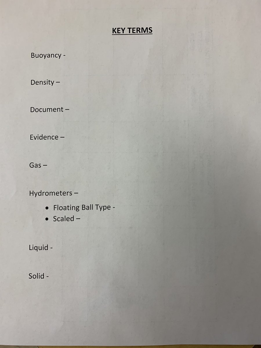 DDormer22's tweet photo. Great collaboration today in 2nd grade as students learned about density, made predictions, tested hypotheses using hydrometers, & drew conclusions. Fantastic work @PSDGrasse! #PennridgeScience #explore #authentic_learning https://t.co/hLZE47fQLU
