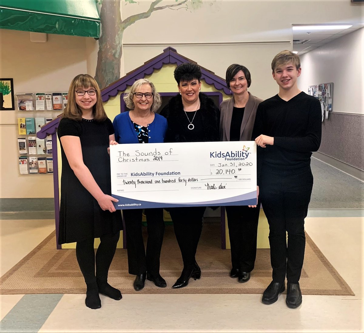 Once again, <a href="/SofChristmas/">Sounds of Christmas</a> proved to be a smashing success, raising over $20,000.00 in support of KidsAbility. A big thank you to Nicole Guse, her family &amp; all those involved. Thank you for believing in our kids &amp; for helping KidsAbility make brighter futures happen.