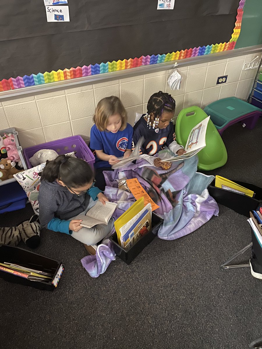 MrsFallucca's tweet photo. 2nd graders ❤️ hibernating with a good 📚 #ECJJaguars #ccsd93 https://t.co/ubZU6ULzao