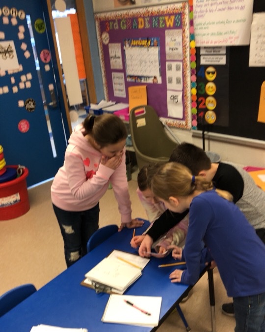 MsHammer11's tweet photo. Multiplication and division escape room today in math. The kids had a blast! Teamwork equals success! #ikefraser #fraserfamily https://t.co/ZEuu1vYZNr