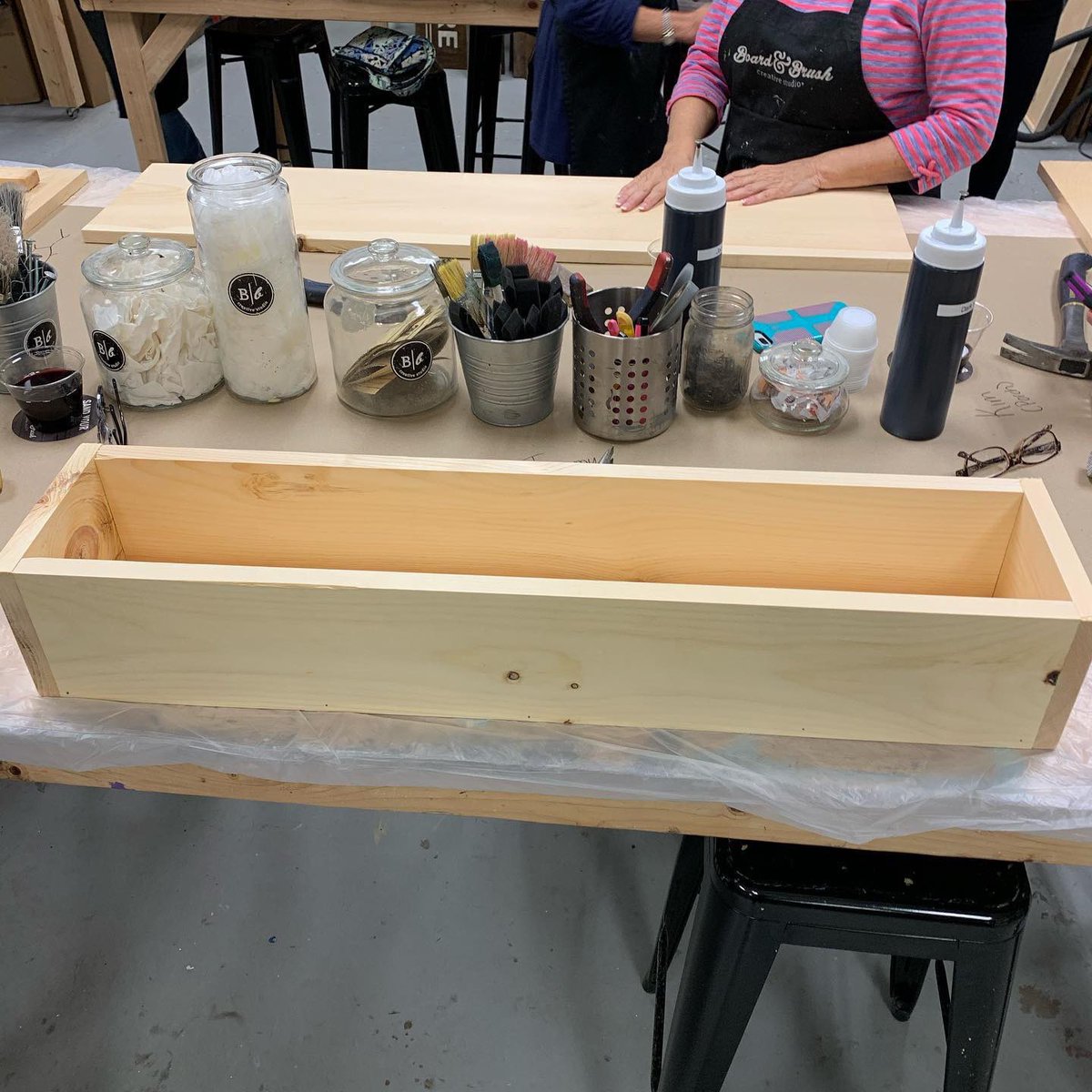 1st Time Here!!! So excited! Board and Brush!