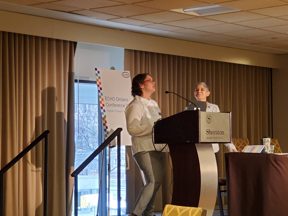 jessbrianphd's tweet photo. #ECHOONDay @EchoOntario Enjoyed today's collaborative presentation about collaborations with families in our ECHO Ontario Autism initiatives.. always such a treat to hear from our awesome team-members @saleldon and @SusanCosgrove .. "all teach, all learn" https://t.co/CDELmgyjFc