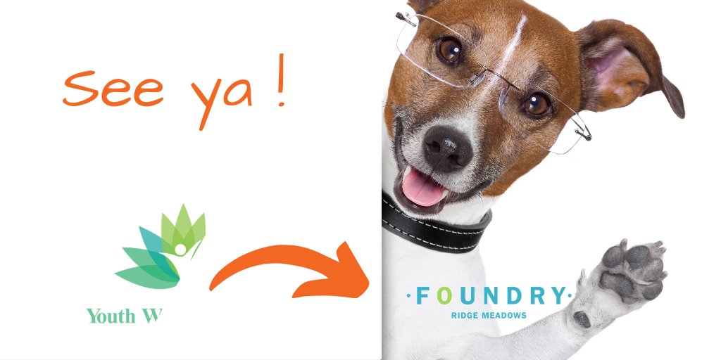 Today is the last day we post to this Twitter account.

Make sure that you're following @foundryridge for all the latest on next week's opening and our service schedules.

See you over there!

@foundryridge
#mapleridge #pittmeadows #youth #ridgemeadows #mentalhealth