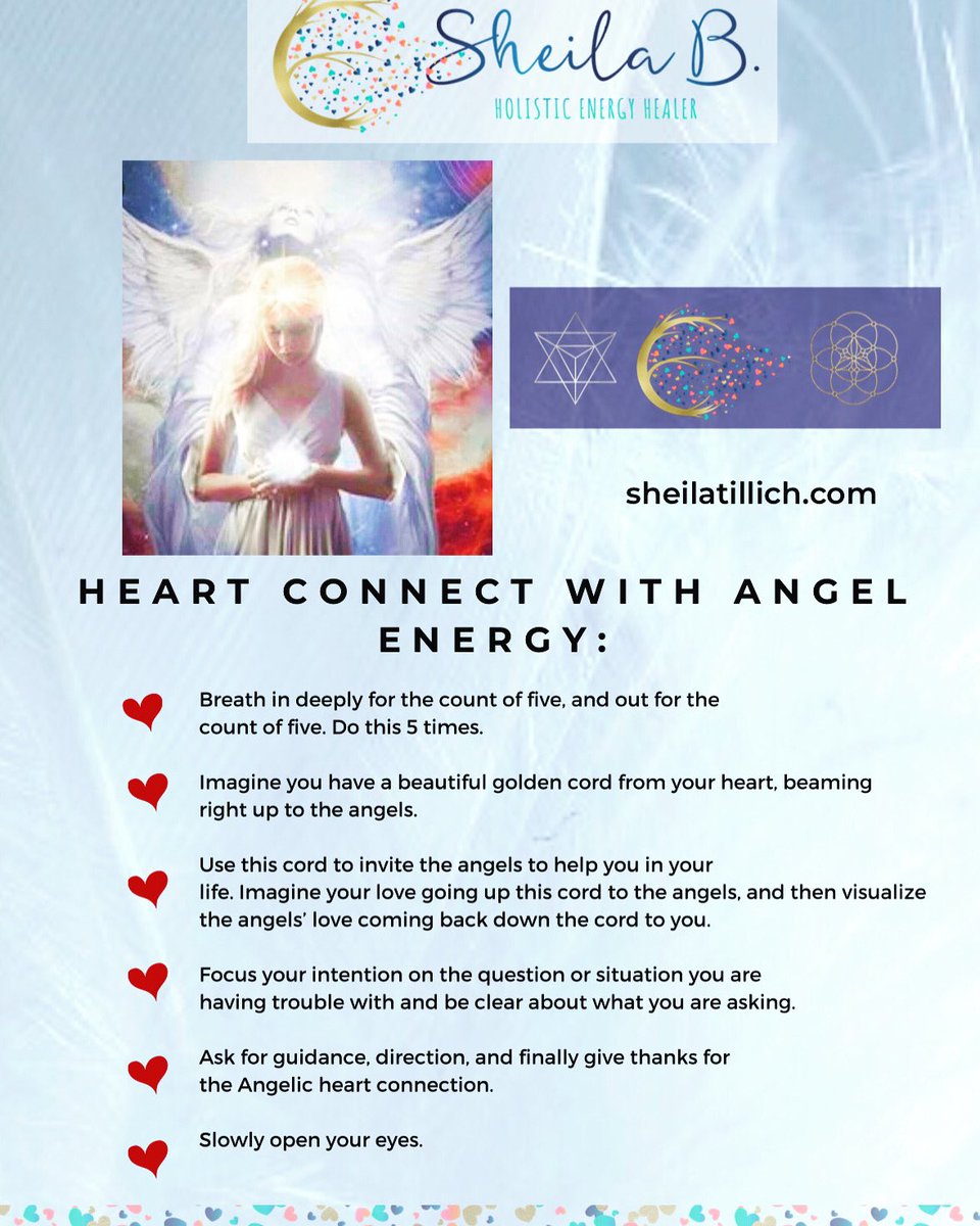 sheilabhealing's tweet photo. Connect with your angels through your breath and pure intent πππΌπππΌπ
#angels #prana #pureintent https://t.co/9cB6B1O4S4