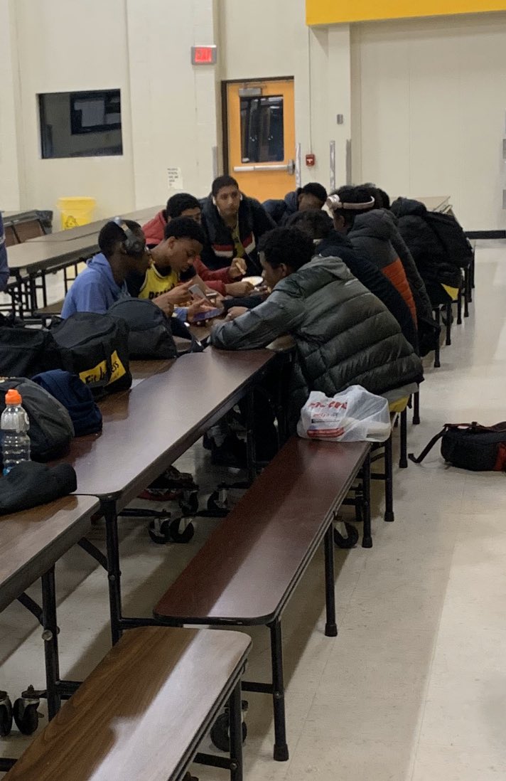 jonhiltz1's tweet photo. Jr boys bball start the Petawawa tournament off with a win! They are now enjoying a great lasagna thanks to the StarKitchen program. The Sr boys are warming up for their first game. Let’s go Panthers. @LBPPanthers @LBPearsonOCSB https://t.co/sHEKuODxLF