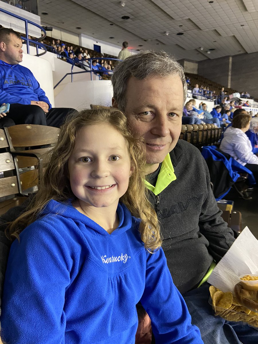 LauraMadden20's tweet photo. Father/ Daughter Date Night at UK Gymnastics. Go CATS!
#WeAreUk. #KyGymnastics https://t.co/5W7otVGeyP