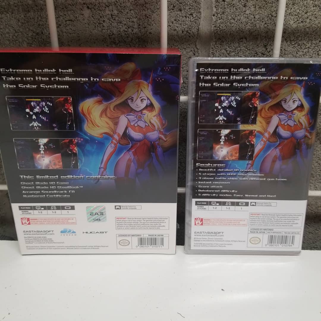 VideoGamesPlus_'s tweet photo. New Play-Exclusive has arrived at VGP!
Ghost Blade HD - standard and limited
For Nintendo switch
https://t.co/YYhLonb5h3
#vgpnewreleases #VGPIMPORTS #nintendoswitch #playexclusives #SwitchCorps https://t.co/qIrvUOfdpF