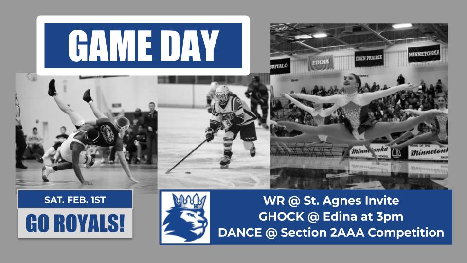 Dance is the first of our winter programs to head into the post-season.  They compete in the Section 2AAA Dance Meet tomorrow at <a href="/edinahornets/">Edina Hornets</a>.  They perform at 1:50pm &amp; 3:25pm.  Good luck <a href="/RoyellesDT/">Hopkins Dance Team</a>!