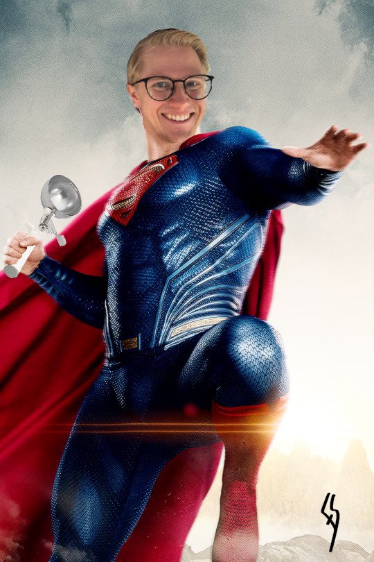 fefe_schmidt's tweet photo. I truly canโt explain why I just spent the last 20 minutes doing this, but hereโs @andrewsaundry as the new superhero we all deserve but maybe donโt necessarily need: #scooperman https://t.co/3MfT7JcIru