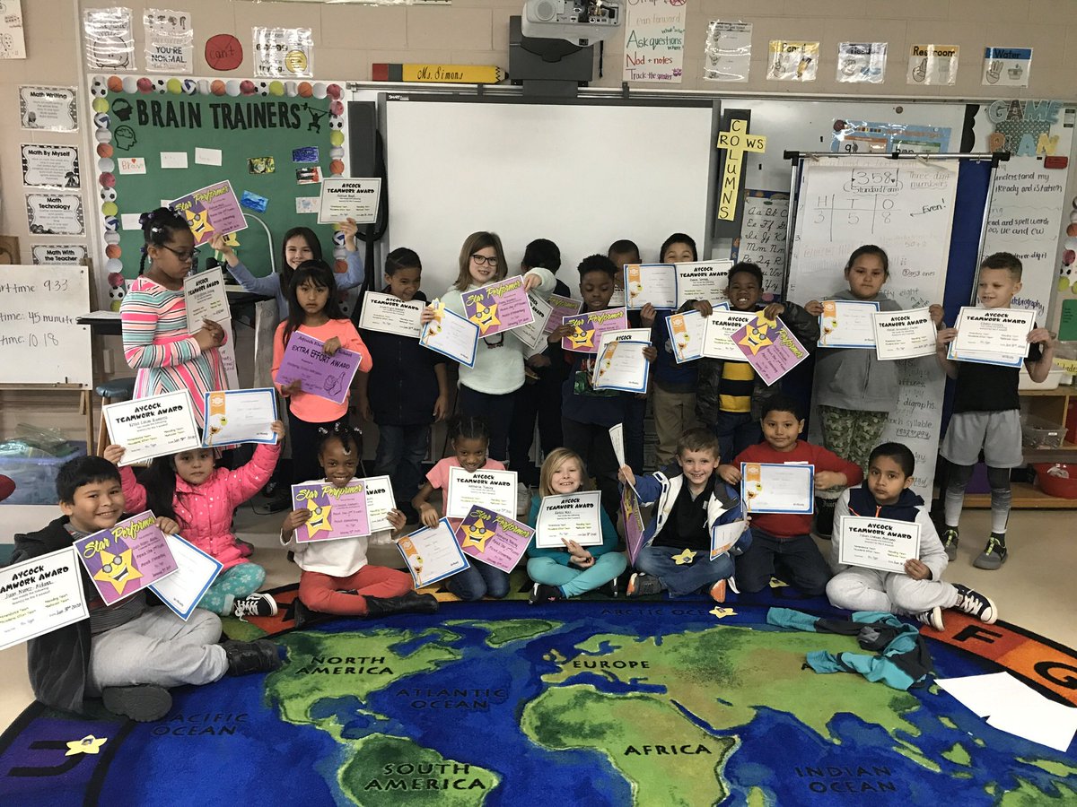 Proud of these hardworking 2nd grade leaders! #weareaycock <a href="/AYCOCKSCHOOL/">Aycock Elem School</a>