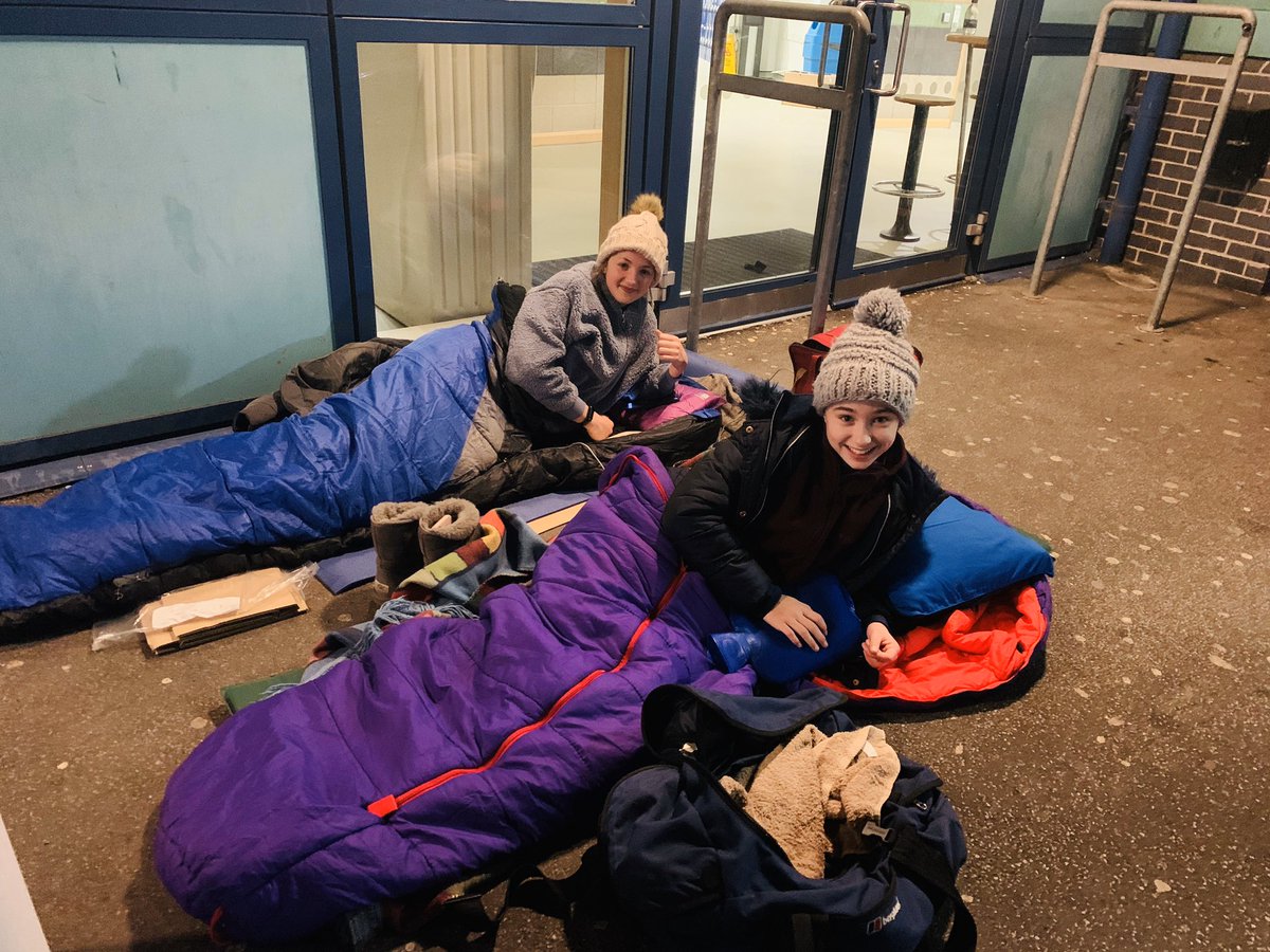 PATCarletonHigh's tweet photo. The girls have done a great job at organising their sleeping area for tonight! #nightnight #littlecold #worthit #fundraising #greatcause @CryptLeeds https://t.co/Mr2DJeuepR