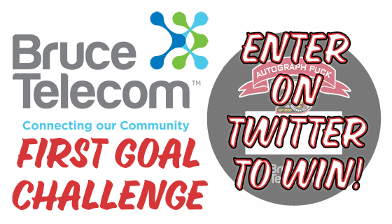 AttackOHL's tweet photo. Let's make your picks for the @brucetelecom first goal challenge!
Use the hashtag #OSFirstGoalChallenge, pick the player you think will score first and if you're right, you win an autographed puck!
#MadeForMore https://t.co/BiF7CebMjW