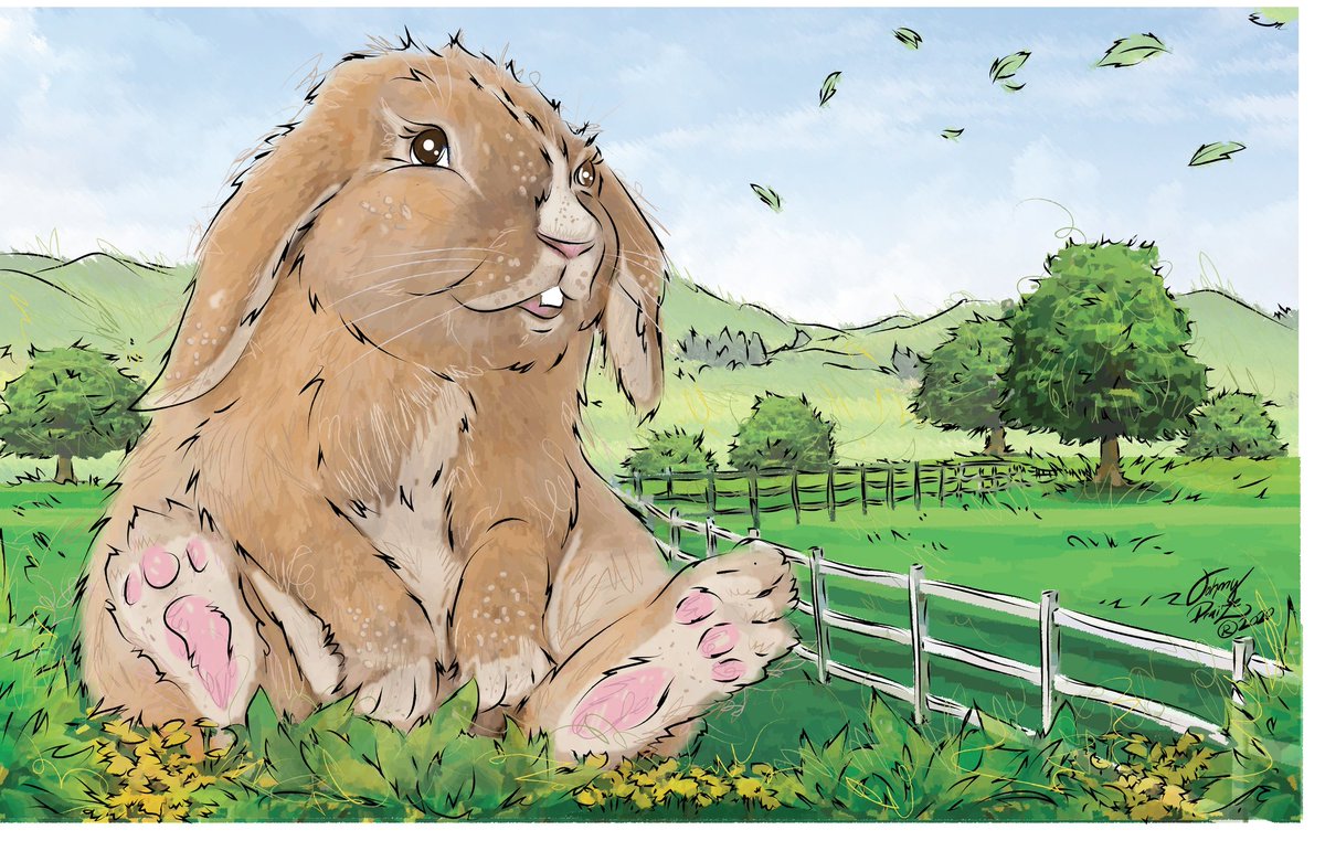 JohnnyPraize's tweet photo. Country Bunny - Illustrated by Johnny Praize
#Bunny #Bunnies #Rabbit #Rabbits #Country #IllustrationsByJohnnyPraize https://t.co/95elyenNGS