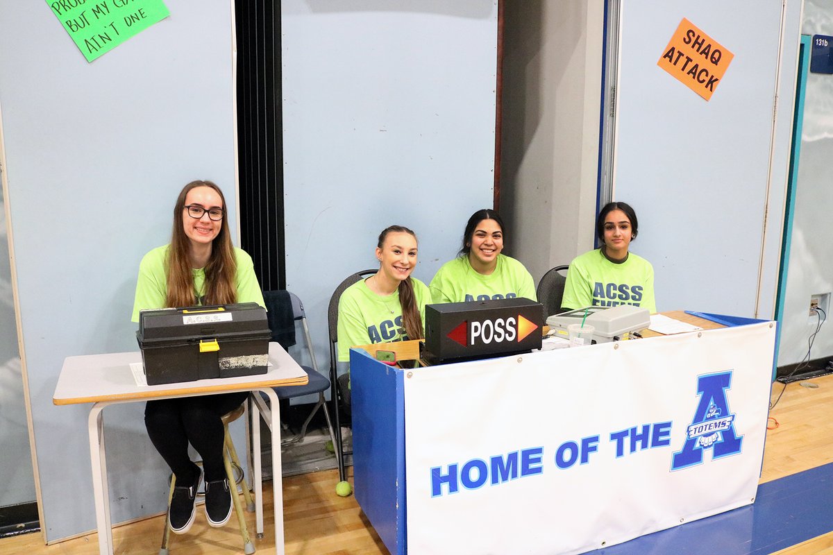 ACSSTotems's tweet photo. Thanks to everyone who came out to cheer us on yesterday and today and a special thanks to Rec Leadership for scorekeeping and running that buzzer! No games tonight, last game is 4:15pm WRCA vs Hope! #acsstotems #wearetotems #basketball #recleadership https://t.co/1Q4cMCbRG9