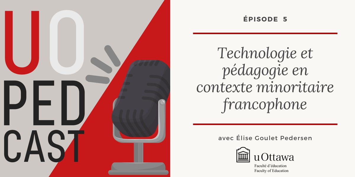 sarahanneleroux's tweet photo. Le dernier épisode de #UOPedCast 🎙 porte sur la technologie et pédagogie en contexte minoritaire francophone avec @ptitefunambule 🐸🎵💚💻📗 #PED4760 

Écoutez ici: https://t.co/ad9LckvzjS https://t.co/1BAZpkeF8N