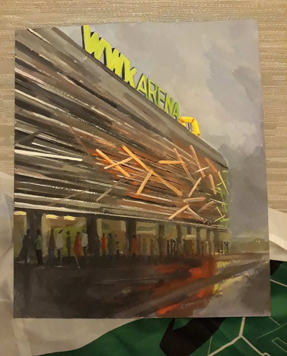PolkovnikSM's tweet photo. There is a present for me from my friend Dasha. Wow! 🤩 I was amazed by it, really!
And yes, it is a picture of WWK-Arena, she drew for me herself!
Do you like it, @FCAugsburg? 😉
#FCA #FCAugsburg https://t.co/Ww5nOAxPgD