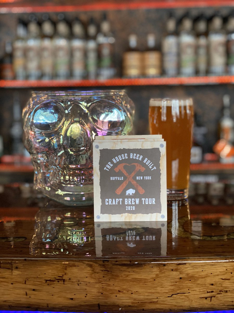 HabitatBuffalo's tweet photo. Come for the beer, stay for the food. 🍕 Or come for the food stay for the beer. 🍺 Either way - it’s all good at @SteelboundEVL. 
#thehousebeerbuilt #craftbrewtourcard https://t.co/4aAU9iCYVg