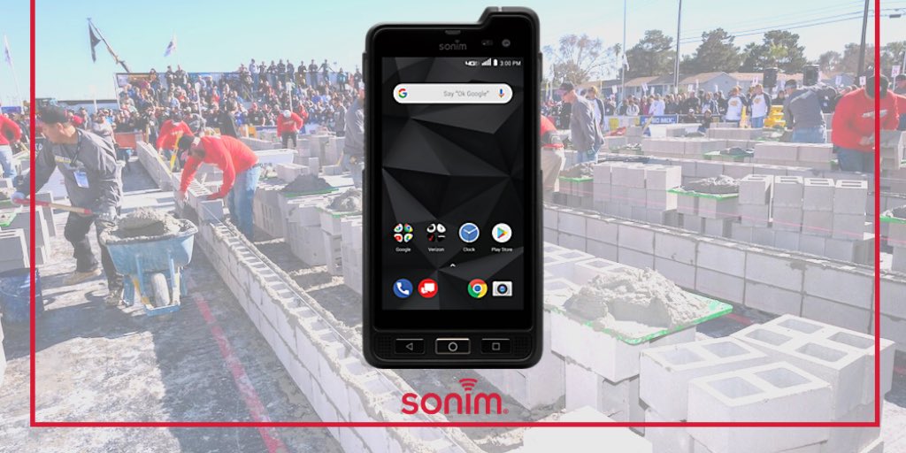 sonimtech's tweet photo. Less than a week until we're @WorldofConcrete! Judges for the #MasonryMadness Skills Challenge and Fastest Trowel on the Block competitions will use a new @mcaa scoring app on the #Sonim #XP8: https://t.co/h1SomAvV6u. #WorldofConcrete #WOC #WOC2020 #MCAA #construction #masonry https://t.co/2rRsXpiMP3