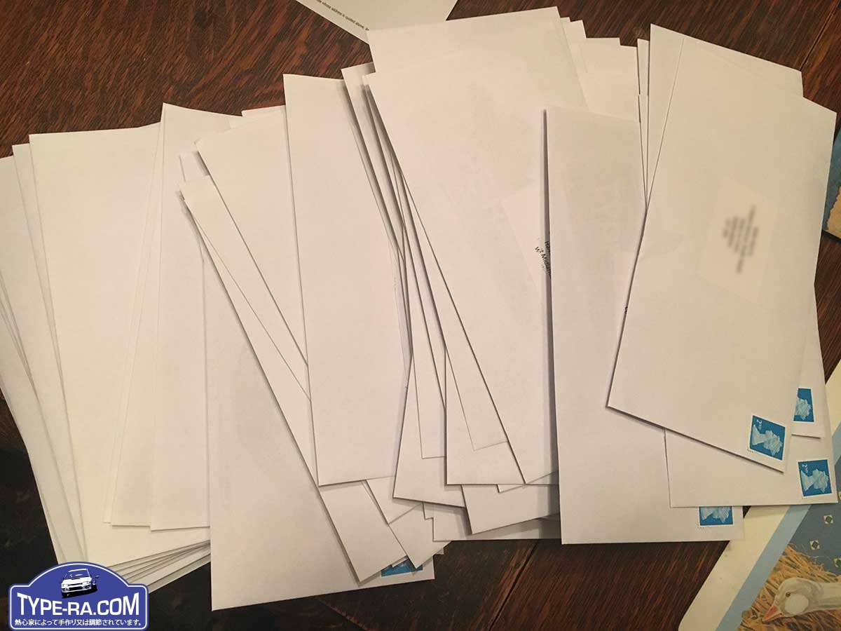 First class decals via second class post - careful Yorkshireman!