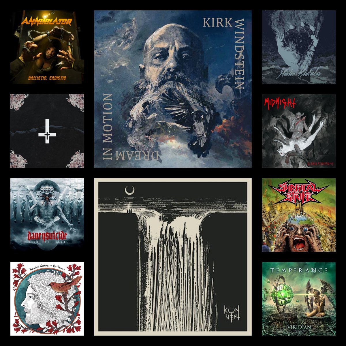 izzysabbath's tweet photo. Quality new albums from @annihilatorband, @atenaband, @DAVEYSUICIDE, #KirkWindstein, #Konvent, #KristianHarting, @hietala_marco, #Midnight, @SurgicalStrike1, &amp; @TemperanceMetal are out everywhere now!

#HardRock / #HeavyMetal 

#SupportNewHeavyMusic https://t.co/HQYMFHbnyy