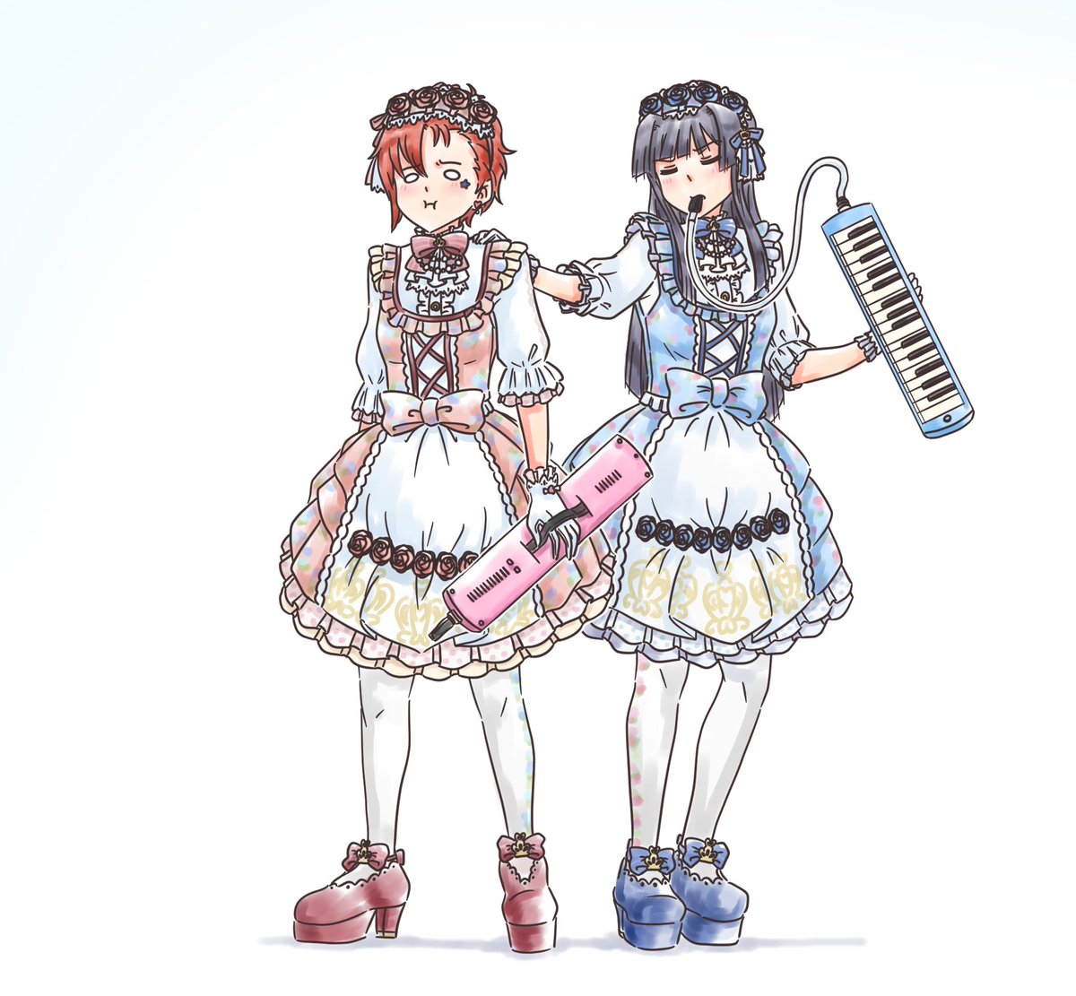 Bndシリーズ55 シャルシャロに子供向け番組で楽しく歌ったり鍵盤ハーモニカを Sakoのイラスト