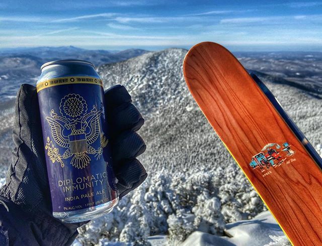 CraftbeerNY's tweet photo. #craftbeerny is requesting Diplomatic Immunity for shredding the hell out of @jaypeakresort with help from @thinmanbrewery #thinknydrinkny #skitheeast https://t.co/R0NAw0oR4Z https://t.co/CrZ0leZA5N