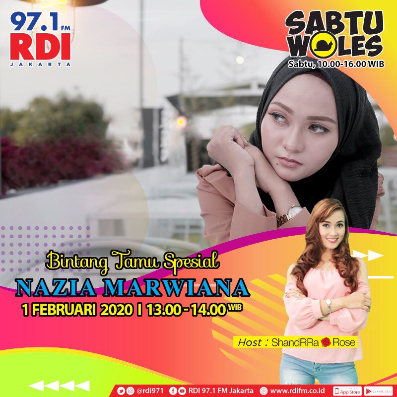 Yuk woles brg di #SabtuWoles sampai jam 4 <a href="/rdi971/">97.1 FM RADIO RDI JKT</a>  :) Ditunggu juga request-an lagu pop slow favorit kamu yah !