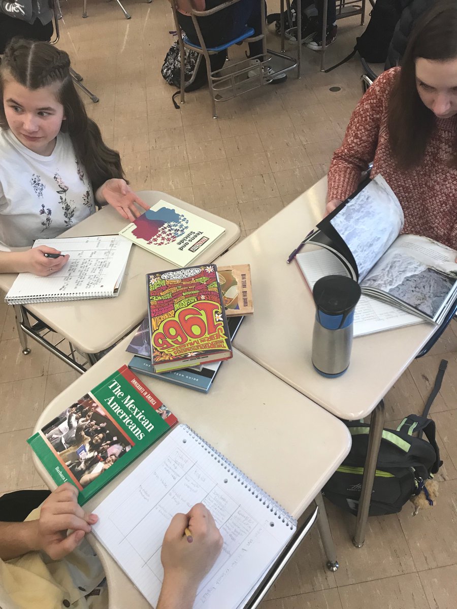 227mrsjames's tweet photo. Sophomore scholars searching for potential research topics! A great day of inquiry and curiosity. #researchessay https://t.co/u4MWNCukpA