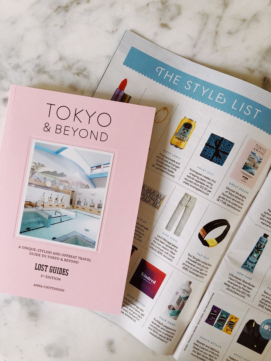 lostguides's tweet photo. My Tokyo book made it into @stylistmagazine ‘The Style List’ 📝💘. “Discover the delights of Tokyo before the Olympics land with this guide to its coolest spots” 🇯🇵😄📚#lostguidestokyobeyond #tokyoguide #stylistmagazine #stylelist #TokyoOlympics https://t.co/jYGsjkThpL