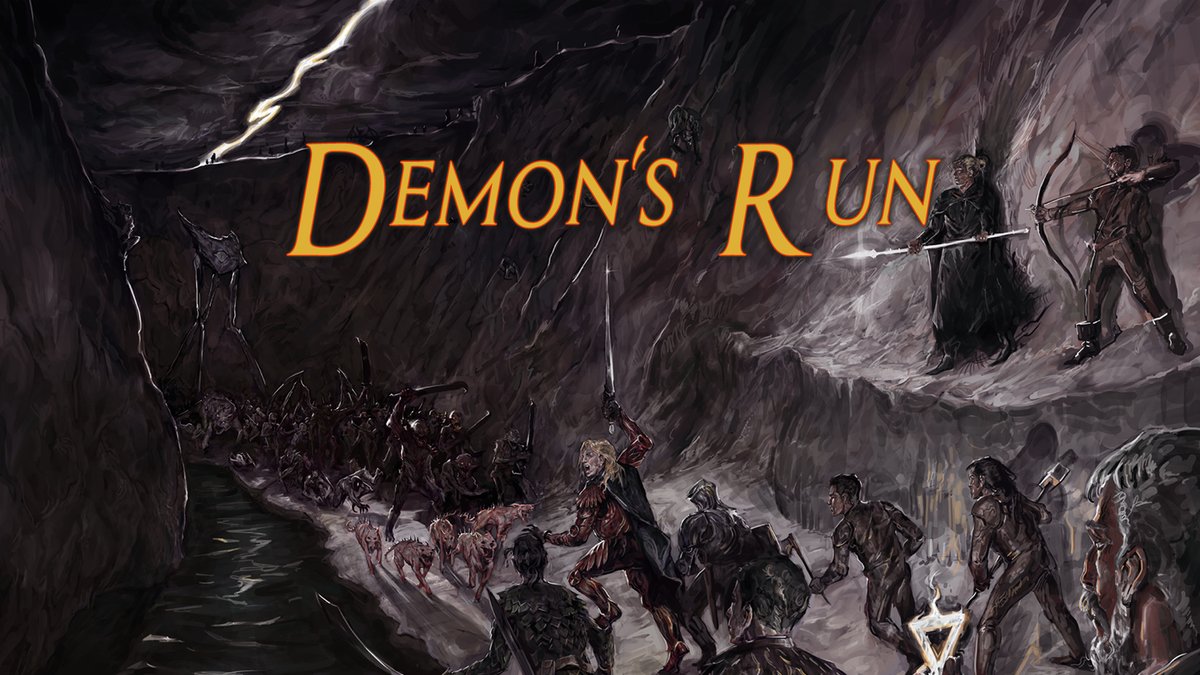 koibu0's tweet photo. The final lead up battle to the true #DemonsRun is about to start! Come on down and see if our 4 high level heroes can hold off a huge pack of demons trying to bring down the containment field. The final huge battle is on Sunday.
https://t.co/EGh5HLy1Kn https://t.co/HwT1uu6c03