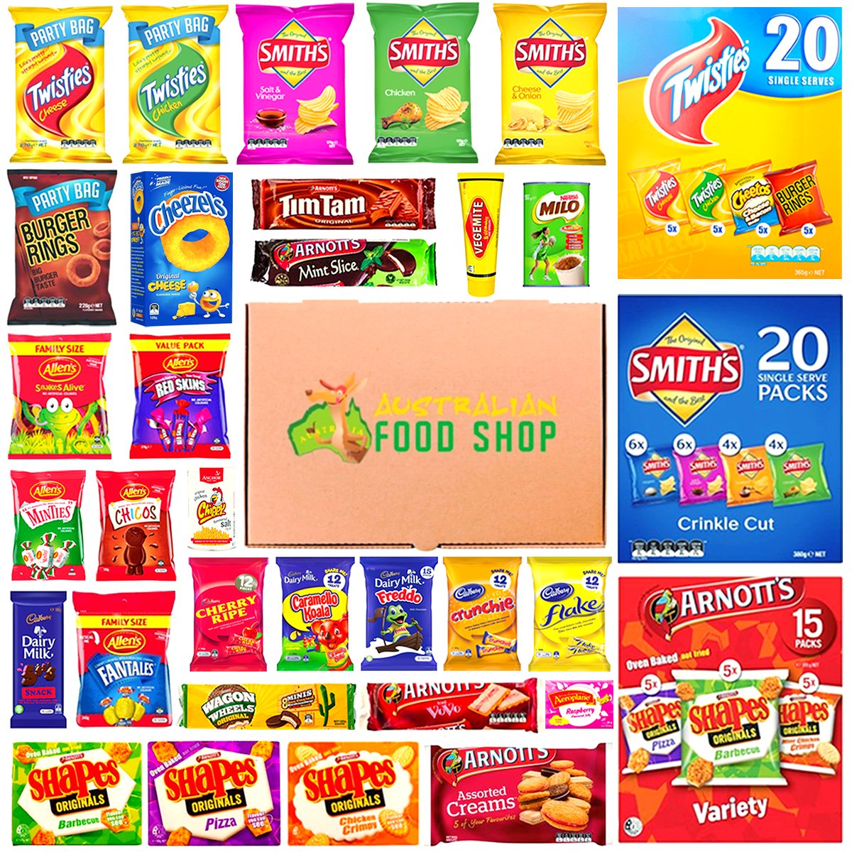 ausfoodshop's tweet photo. The "Massively Mammoth" #Aussiecarepackage
https://t.co/Fdfws6jTkC https://t.co/yTVzHAG2ia