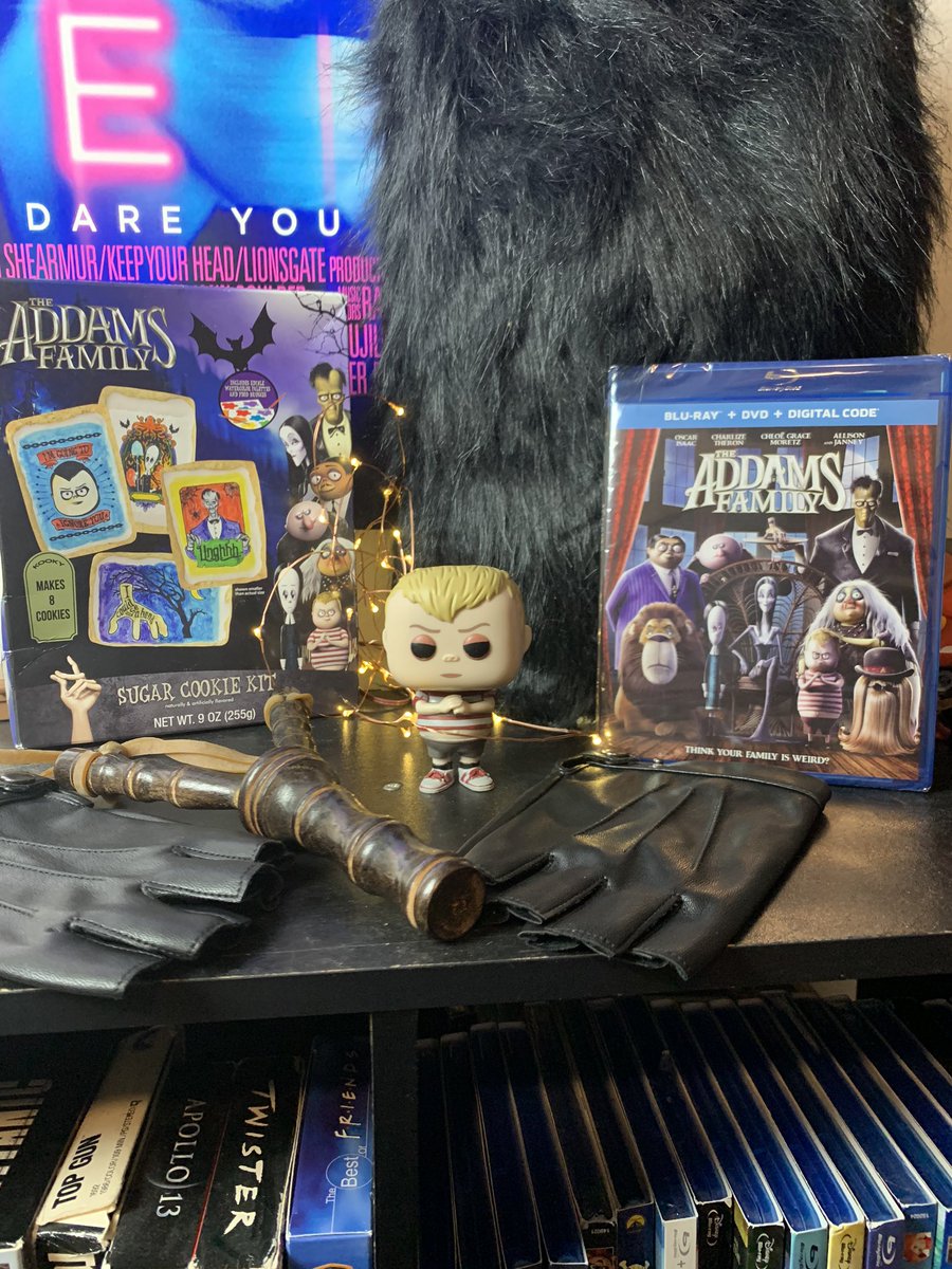 RupertCreates's tweet photo. Thank you @meettheaddams for the awesome gifts! Time for some fun games and movie night! Get your copy of the Adams Family movie Asap! 

 #bringtheaddamshome @meettheaddams https://t.co/9hR1zRb1QJ