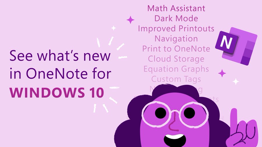 Picture of OneNote Win10 updates