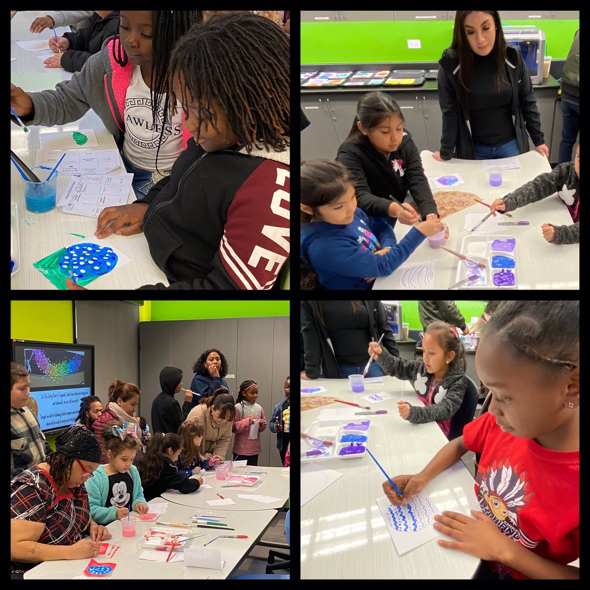 kbateman99's tweet photo. Our STEAM Lab was perfect for working on a special school-wide art project at the STEAM Fair. Stay tuned in February to see the final piece! @VictorianoElem2 @ValVerdeUSD https://t.co/J6uIIKkhyx