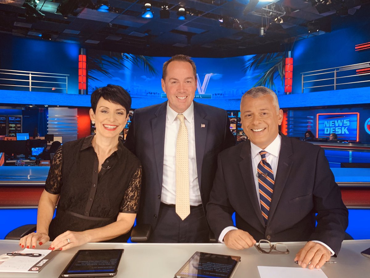 BrianPFonseca's tweet photo. Always grateful for the opportunity to talk politics on @wsvn with @cstevenson7 @belkysnerey @lmartinez7 @JeffLennox and the rest of the 7 team! #impeachment #politics #Election2020 https://t.co/tJoMXt0HxI