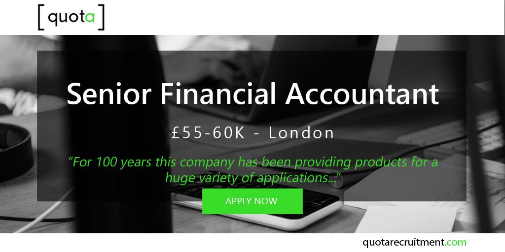 This company takes top spot in their industry due to the variety of their products and enviable portfolio of clients! 👍 📈 Apply now! --> buff.ly/3axWZRb
.
.
Senior Financial Accountant - London - £55-60K
#job #hiring #accounting #finance