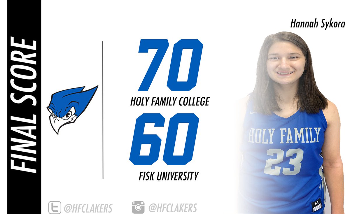 🚨Lakers WIN!🚨

<a href="/HolyFamilyWBB/">Holy Family WBB</a> 
#LakerNation🔵⚪
