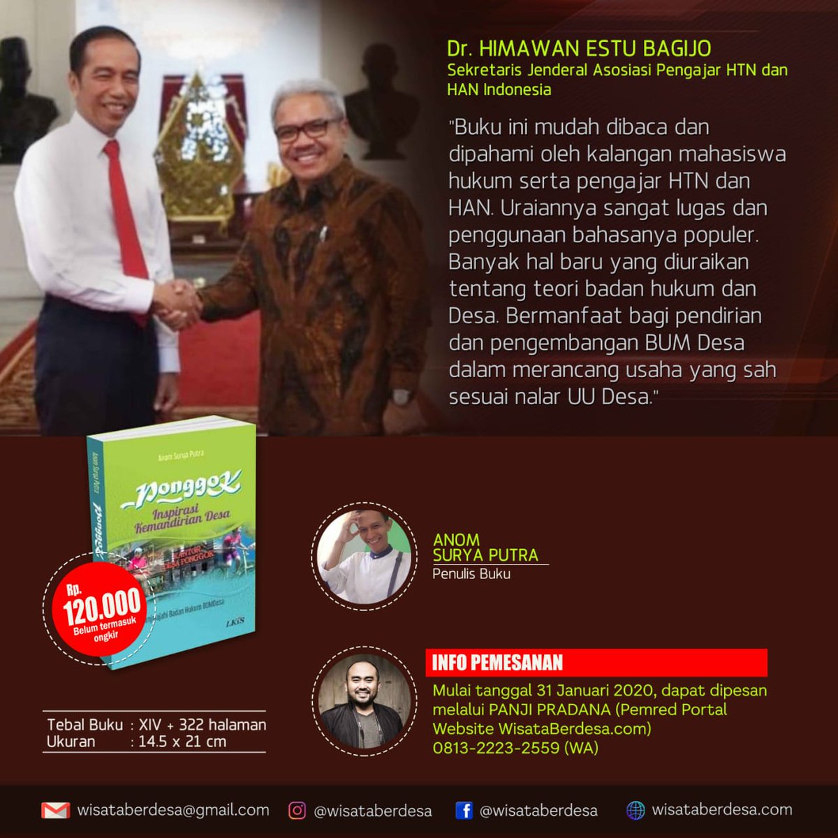 Tahun 2020. Saatnya pengetahuan Hukum Tata Negara (HTN) dan Hukum Administrasi menempatkan Desa dan BUM Desa sebagai Subjek. Bukan Objek. Bukan pemerintahan-kaki atau bawahan. Didalam Desa/BUM Desa ada Manusia..
#bumdesa
#umbulponggok
#berdesa
#fakultashukum
#badanhukumbumdesa