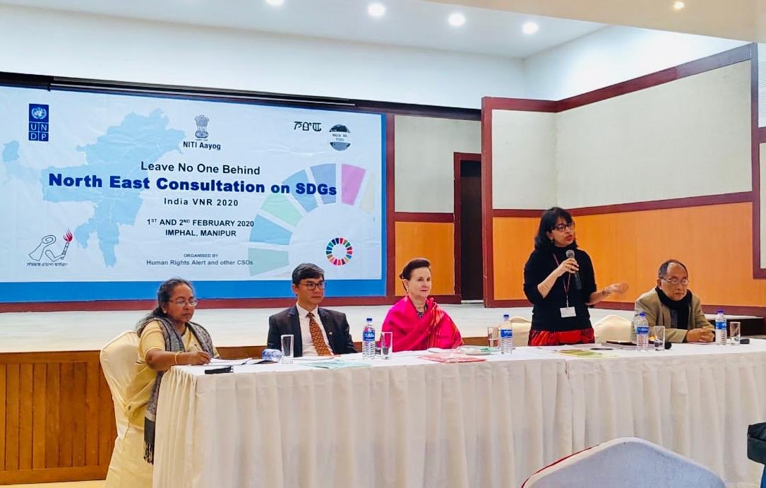 ‪As India preps to present its Voluntary National Review at the upcoming High-level Political Forum, we are in #Manipur discussing the #LeaveNoOneBehind agenda with civil society representing north east 🇮🇳 ‬

‪India is conducting regular & inclusive reviews of the progress on #SDGs ‬
