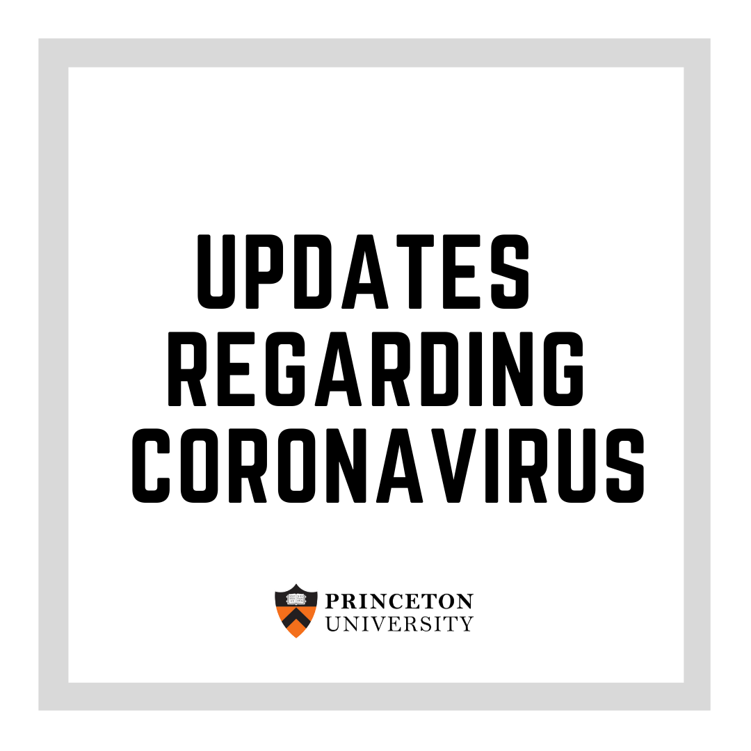 Updates regarding coronavirus