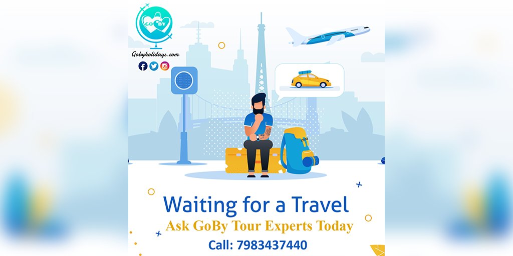gobyholidays's tweet photo. Are you waiting for your next travel? But confused about where to go next.
Then call our #GoByExperts, who are experienced and qualified to provide you the best tourist places around the world.
To know more:
For Bookings,
☎Call us at +91-7983437440, 9315759516
#GoByHolidays https://t.co/p5Hj7bhTUi