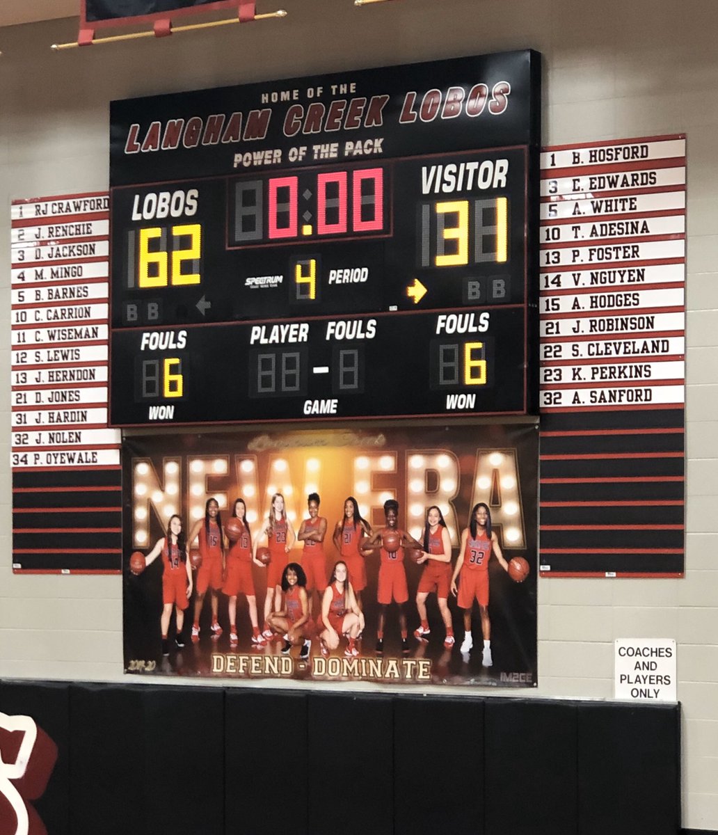 LanghamWbb's tweet photo. VARSITY FINAL :: Langham Creek  62 Tomball Memorial  31

@langhamcreekhs @lchsabc @theroyreport @vypehouston  #NewEra #DefendDominate https://t.co/eSv6EFMec4