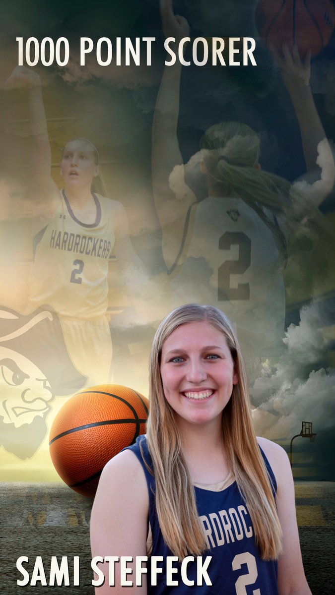 GoHardrockers's tweet photo. Congrats to SD Mines senior women's basketball player Sami Steffeck for a Hardrocker milestone. The Fort Collins, Colorado native became the 28 women's basketball player to breach 1,000 points. Keep it up Sami!! #SDSMT #RMACWBB #thehardrocklife https://t.co/fdkWNgkkBu