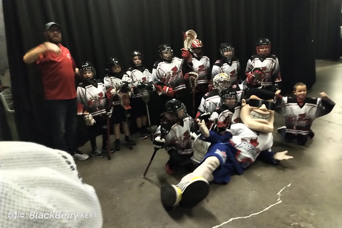RTShepley's tweet photo. Wallaceburg Griffin's playing in the GTA @ Scotiabank Arena Rock Game https://t.co/H1nwRsHzea