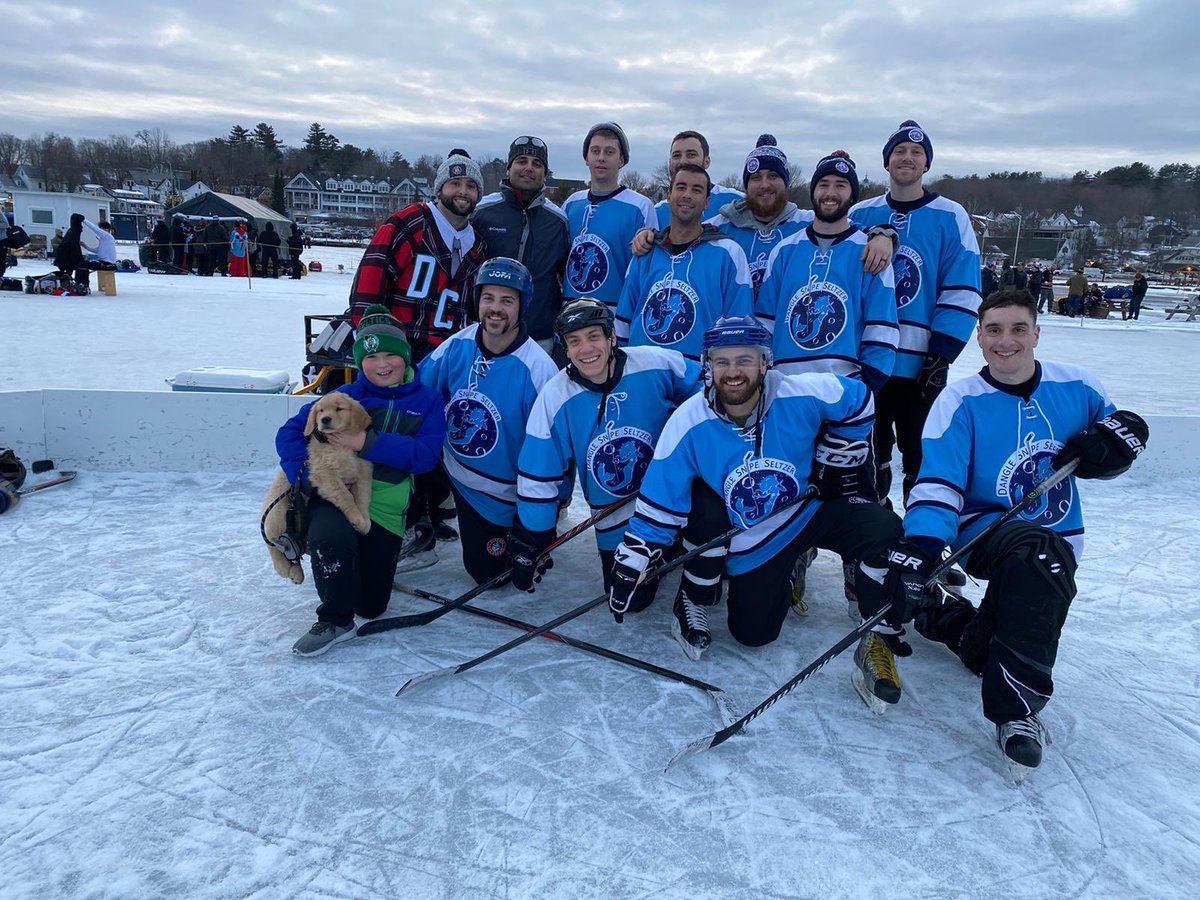 DangleSnpSltzr's tweet photo. Not our best day out there, but certainly @CHONCH19‘s worst. At least @Eastern1932 lit it up today and we have a new mascot Harvey. See you bright and early tomorrow (8 am puck drop) as the #roadfor2and2 continues! @ashleya_curtis @kmmistretta @mbalbano https://t.co/qP98G4qQLS