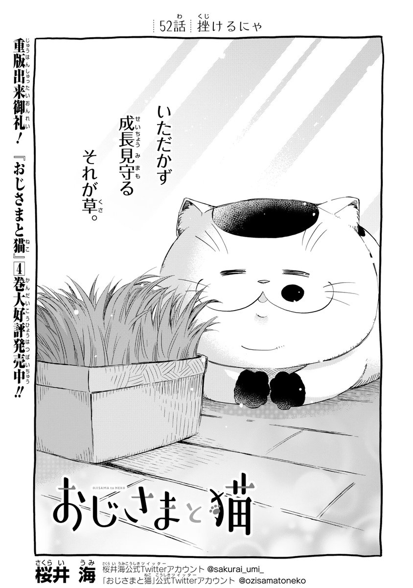 【おじさまと猫 52話】 挫けるにゃ
本編の52話が更新しました!
続きはこちらです↓
 