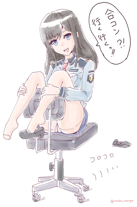 合コンに誘われたアラサー独身の事務員さん

#アリスギア  #アリスギアお絵かき
#安藤陽子 