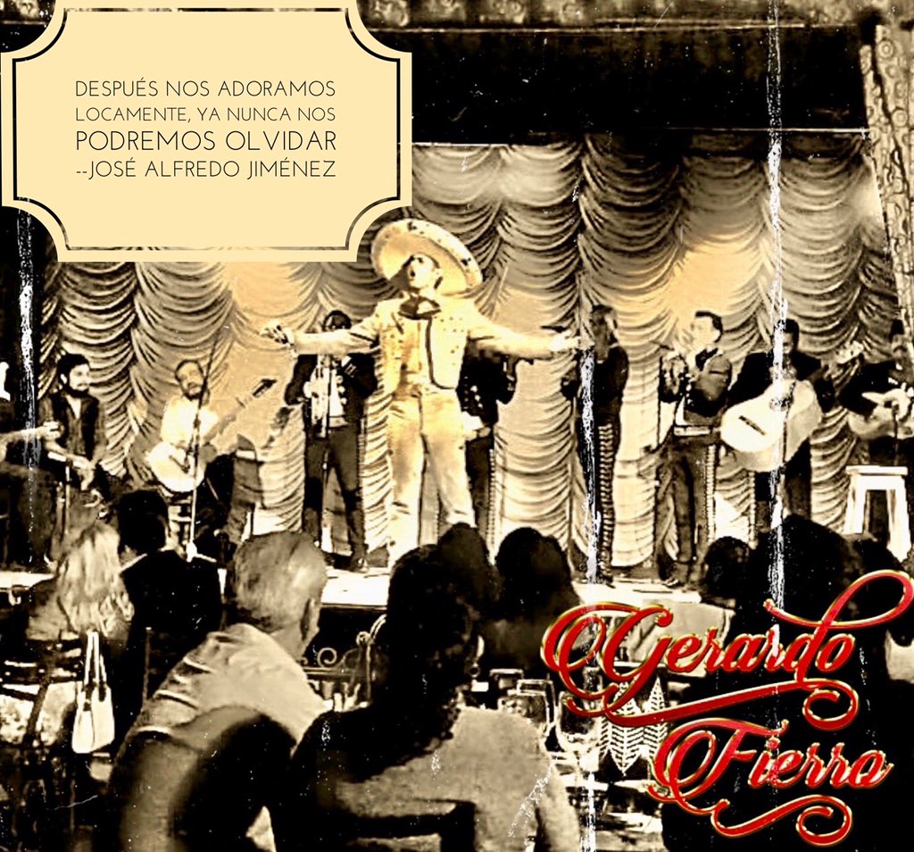 GerardoFierro's tweet photo. A disfrutar este fin de semana!
Les espero esta noche en punto de las 10P.M. vía #FacebookLive ➡️GerardoFierroOficial en nuestro #ViernesDeSerenata les estaré cantando en vivo! SALUD! https://t.co/ZI7OEihKcF