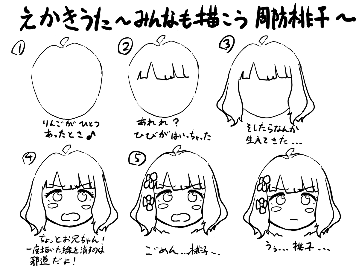 絵描き歌をつくりました 