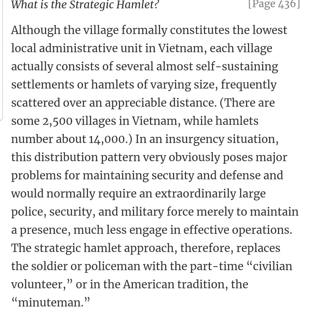 "The Strategic Hamlet Program" was a place where Vietnamese civilians were forcibly relocated and separated from their neighbors and friends to "cut communications between communist troops"NLA called them "concentration camps"Judging by the description, I have to concur